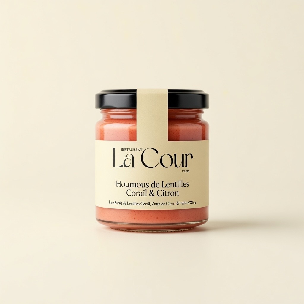 Houmous de Lentilles Corail & Citron